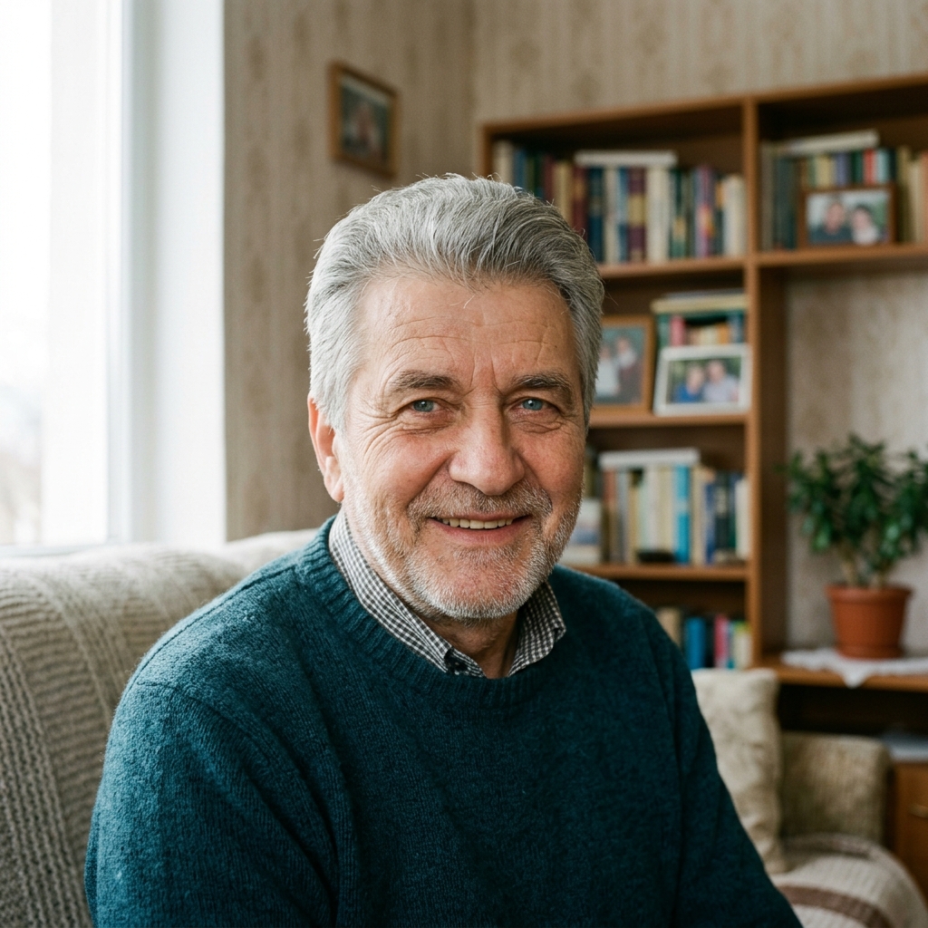 Andrew P., 62 years old